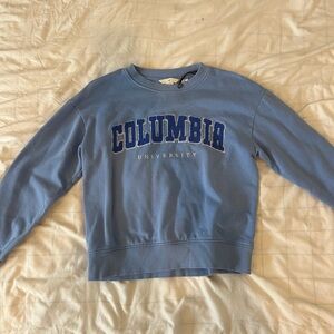 Columbia Blue Crew Neck Sweater Classic Style